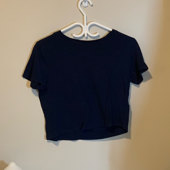 Blue cropped top - Picture 1 of 1